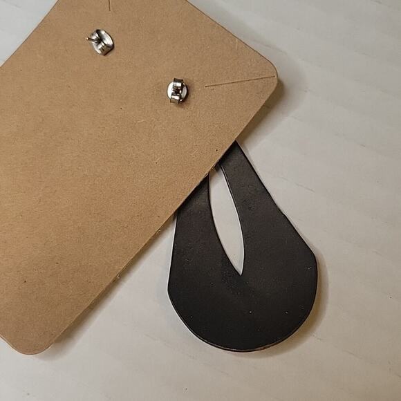 2 Pairs of Boho Southwestern Ethnic Dangle Chunky 3" Earrings - Picture 5 of 5